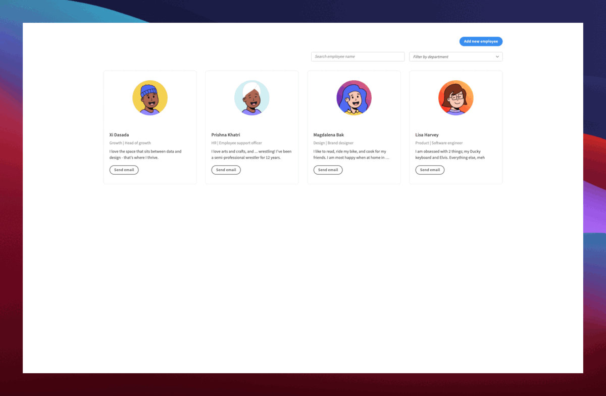 Employee directory gif Free employee directory template gif