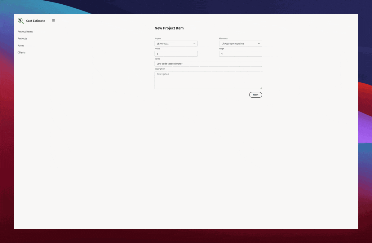 Project cost estimate calculator Cost estimation tool