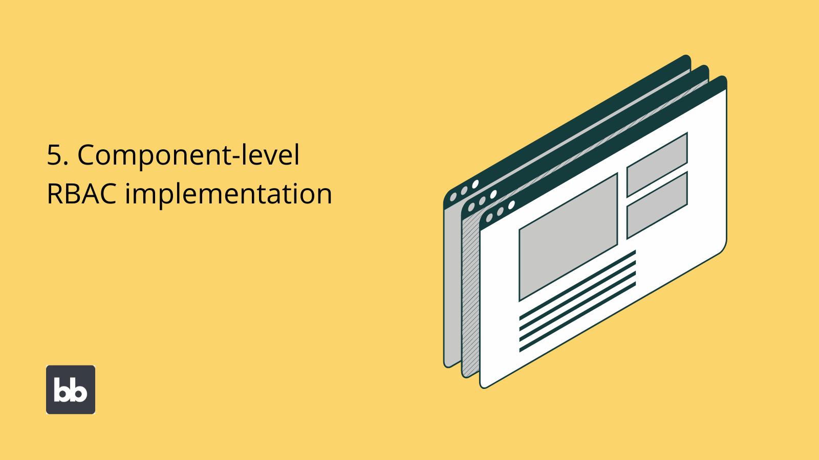 Component Level RBAC implementation Component level RBAC implementation