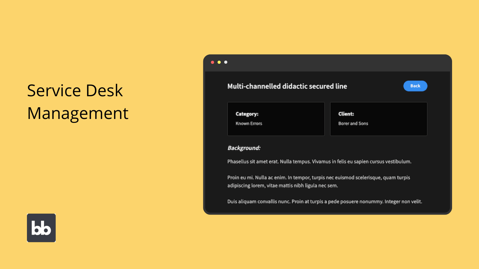 Service Desk Processes Service Desk Processes