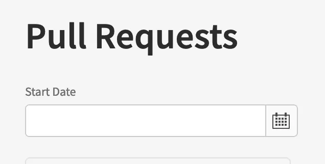 GitHub Metrics Dashboard filter by pull request GitHub Metrics Dashboard filter by pull request