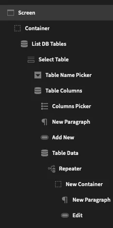 Component Tree Component Tree