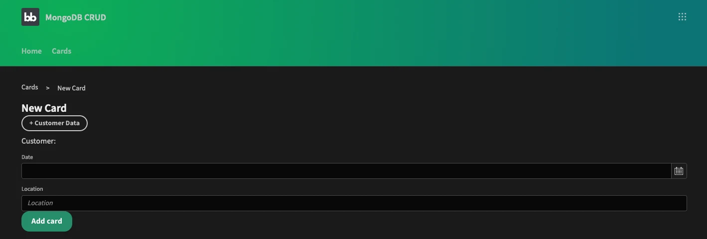 Card UI Card UI