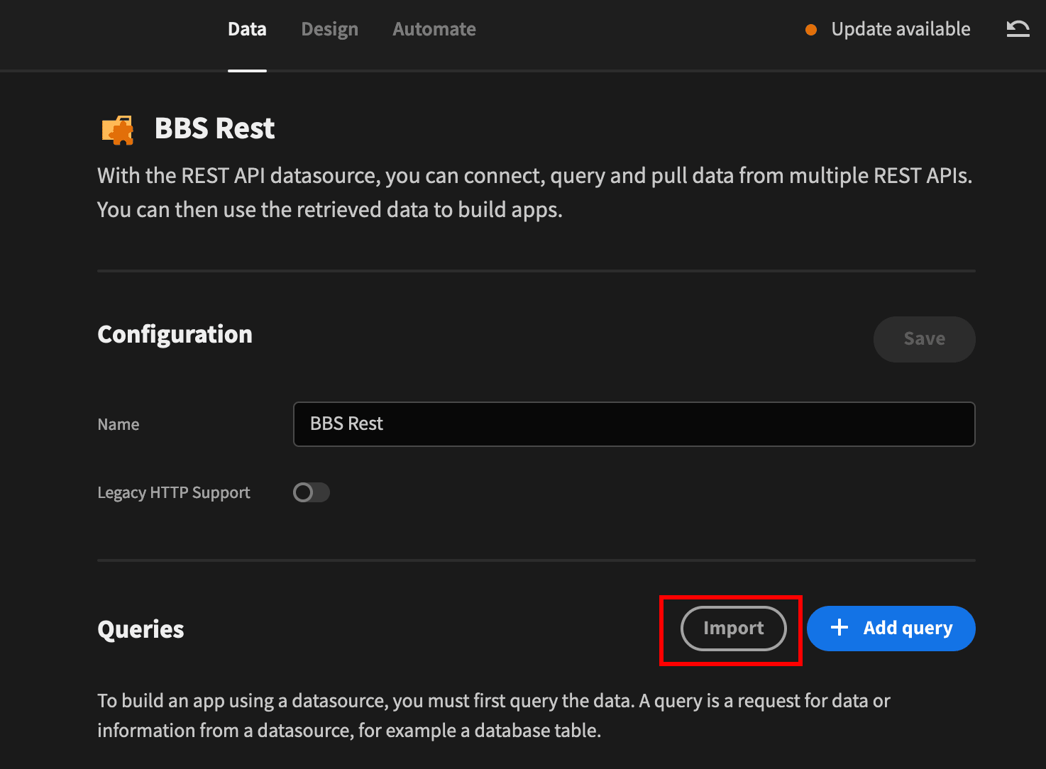 REST API GUI REST API GUI