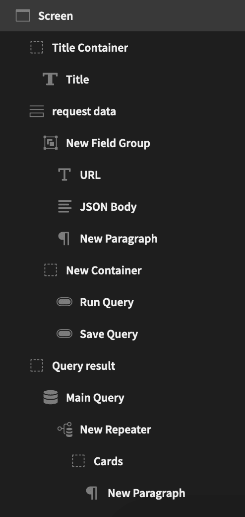 Component Tree Component Tree