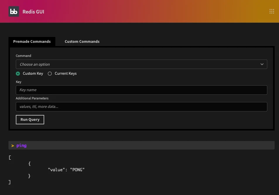 Redis GUI Redis GUI