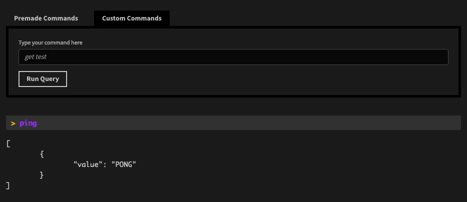 Premade Command Redis command