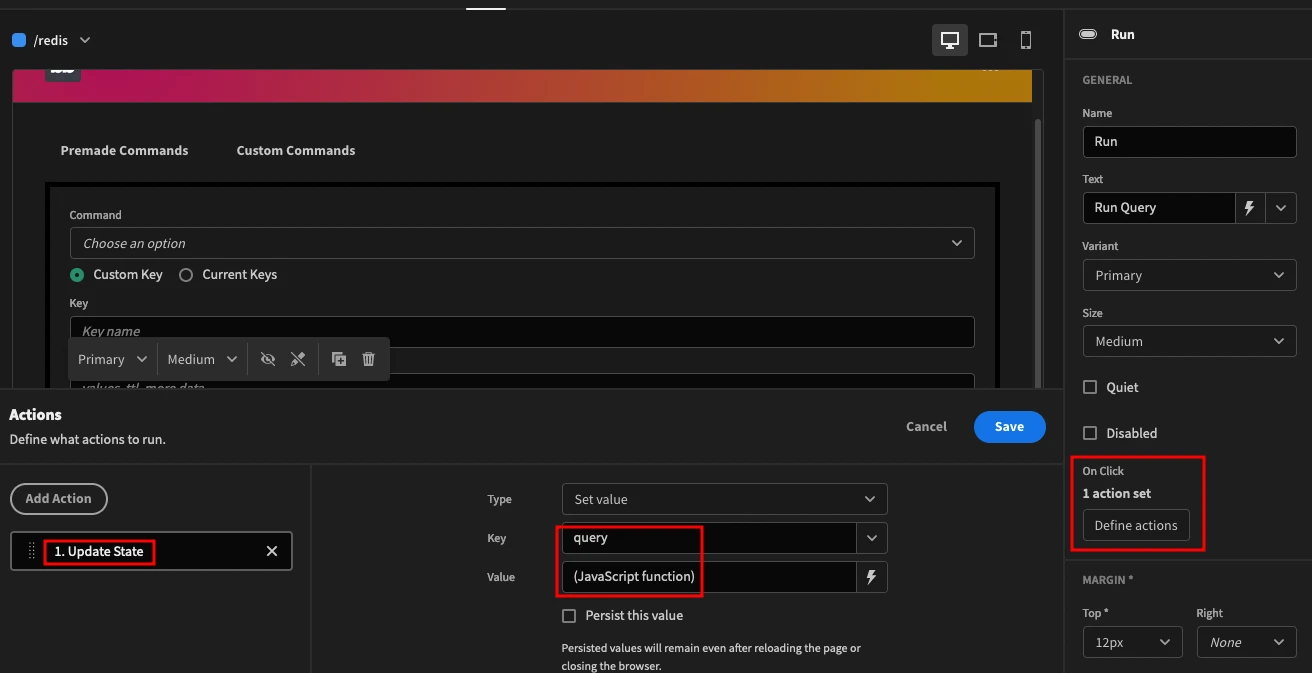 Button Actions Button Actions