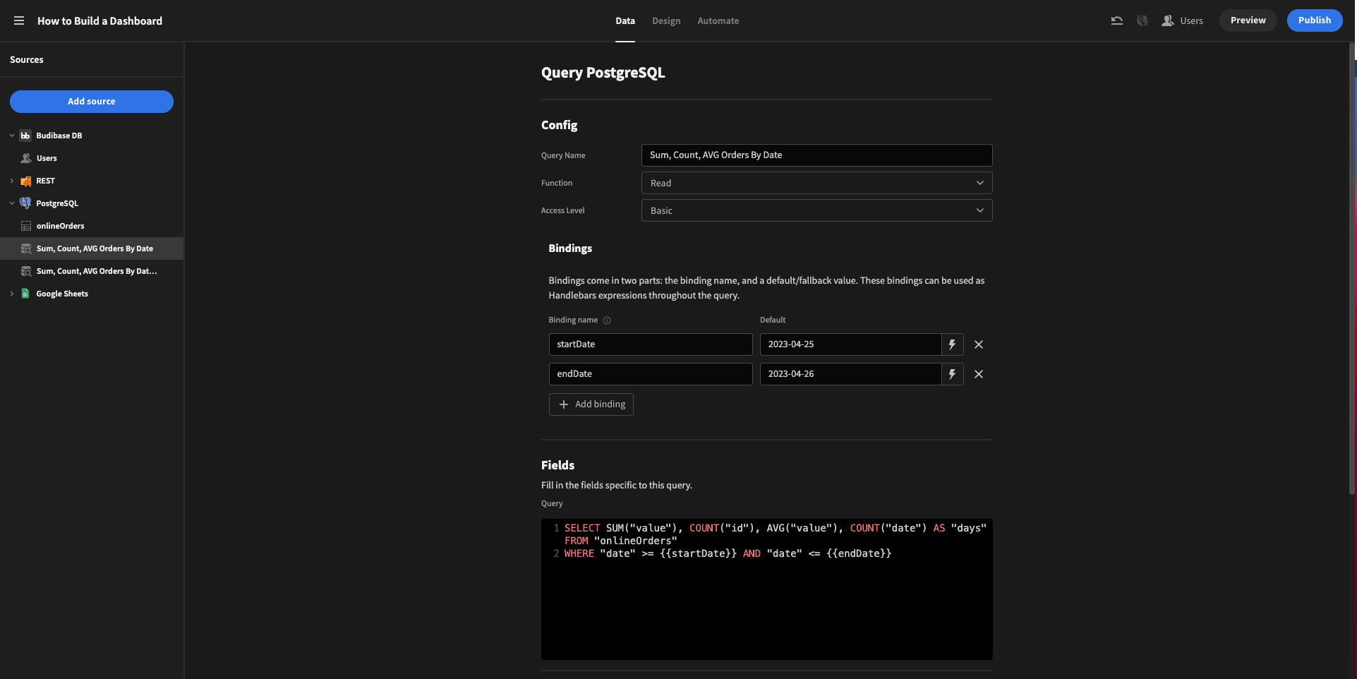 how to build a dashboard How to build a dashboard