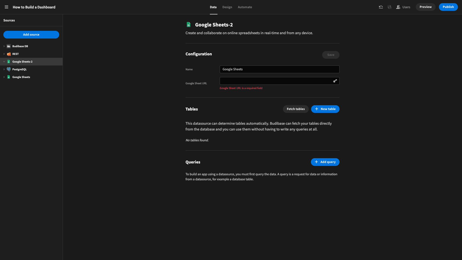 google sheets dashboard Google Sheets Dashboard