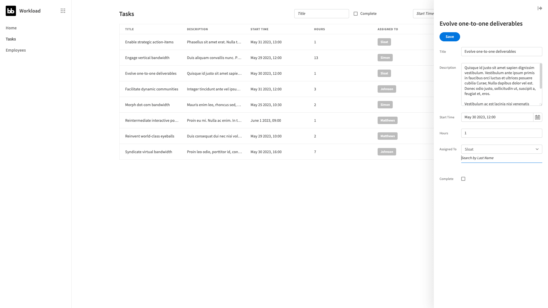 Sidebar UI Sidebar UI