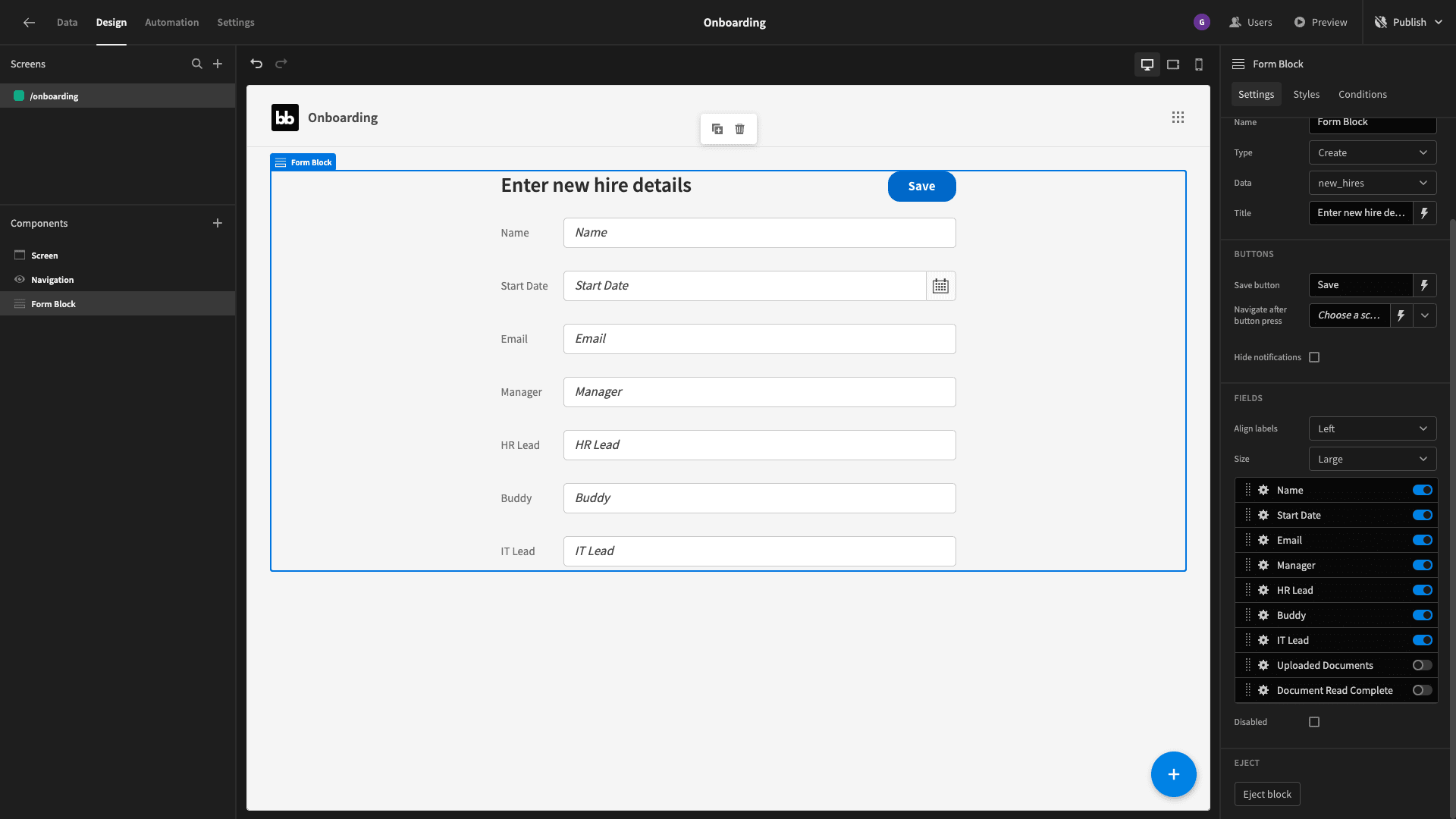 Employee onboarding app Employee onboarding app