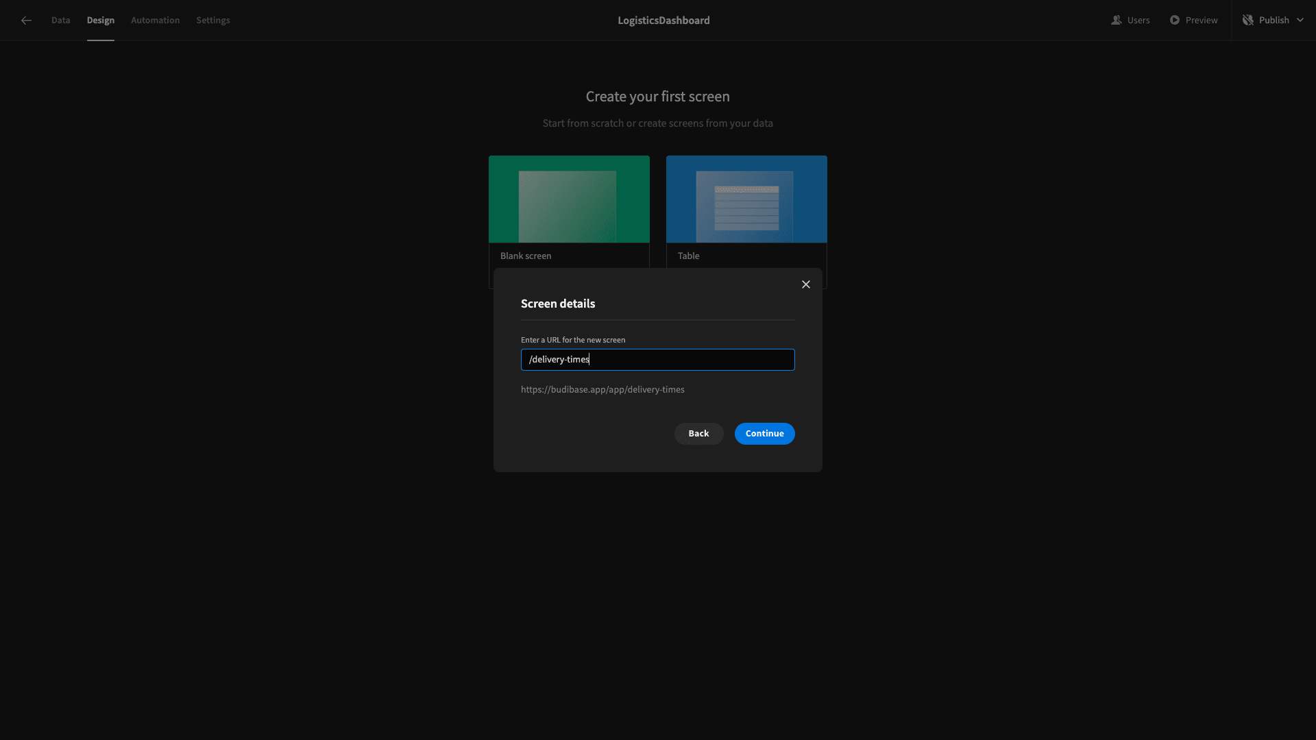 Logistics Dashboard