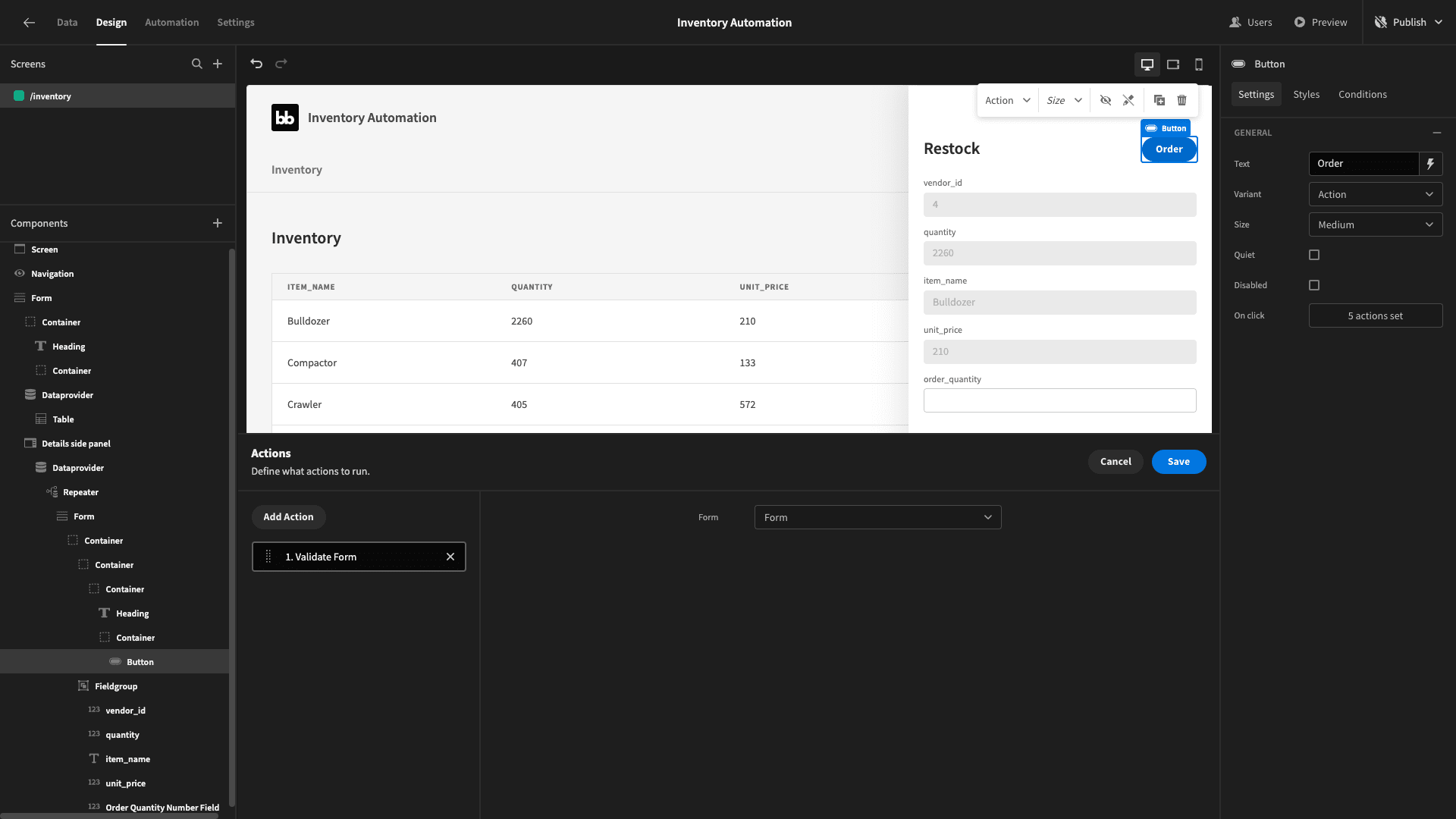 Inventory automation Inventory automation