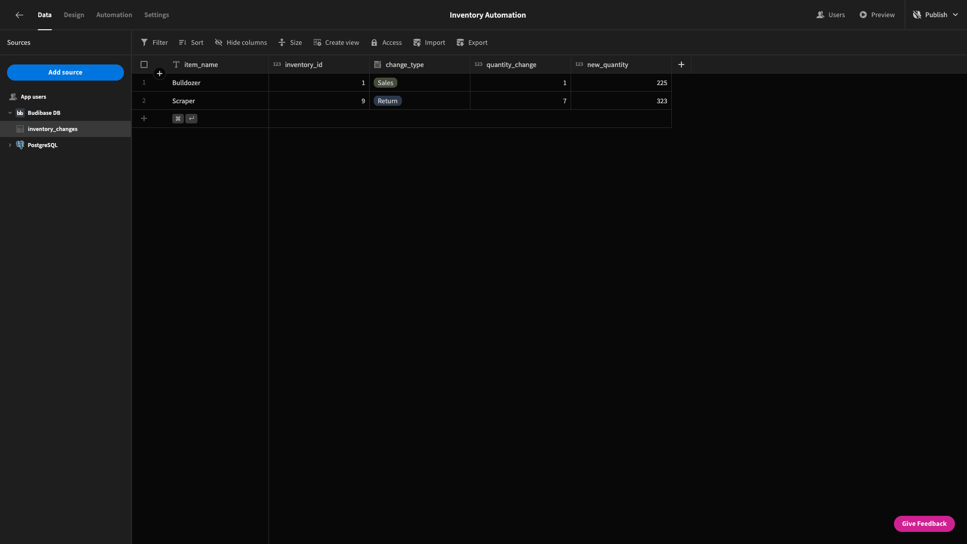 Inventory automation Inventory automation
