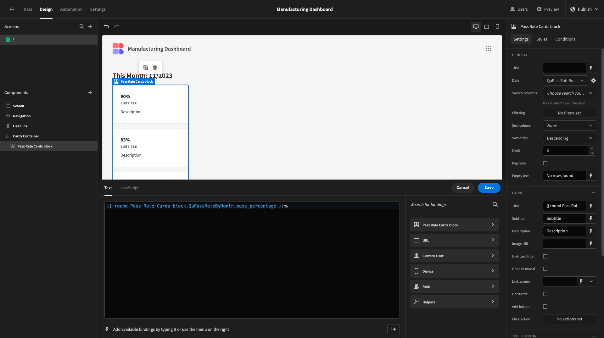 Bindings Bindings