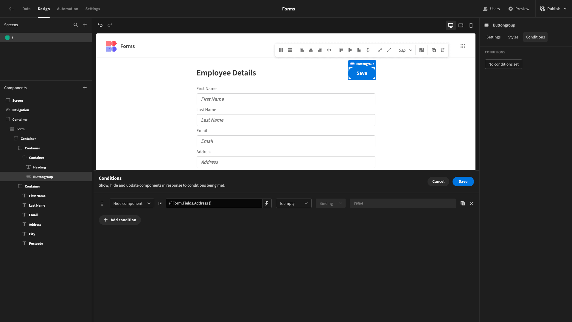 Form UI Design Form UI Design