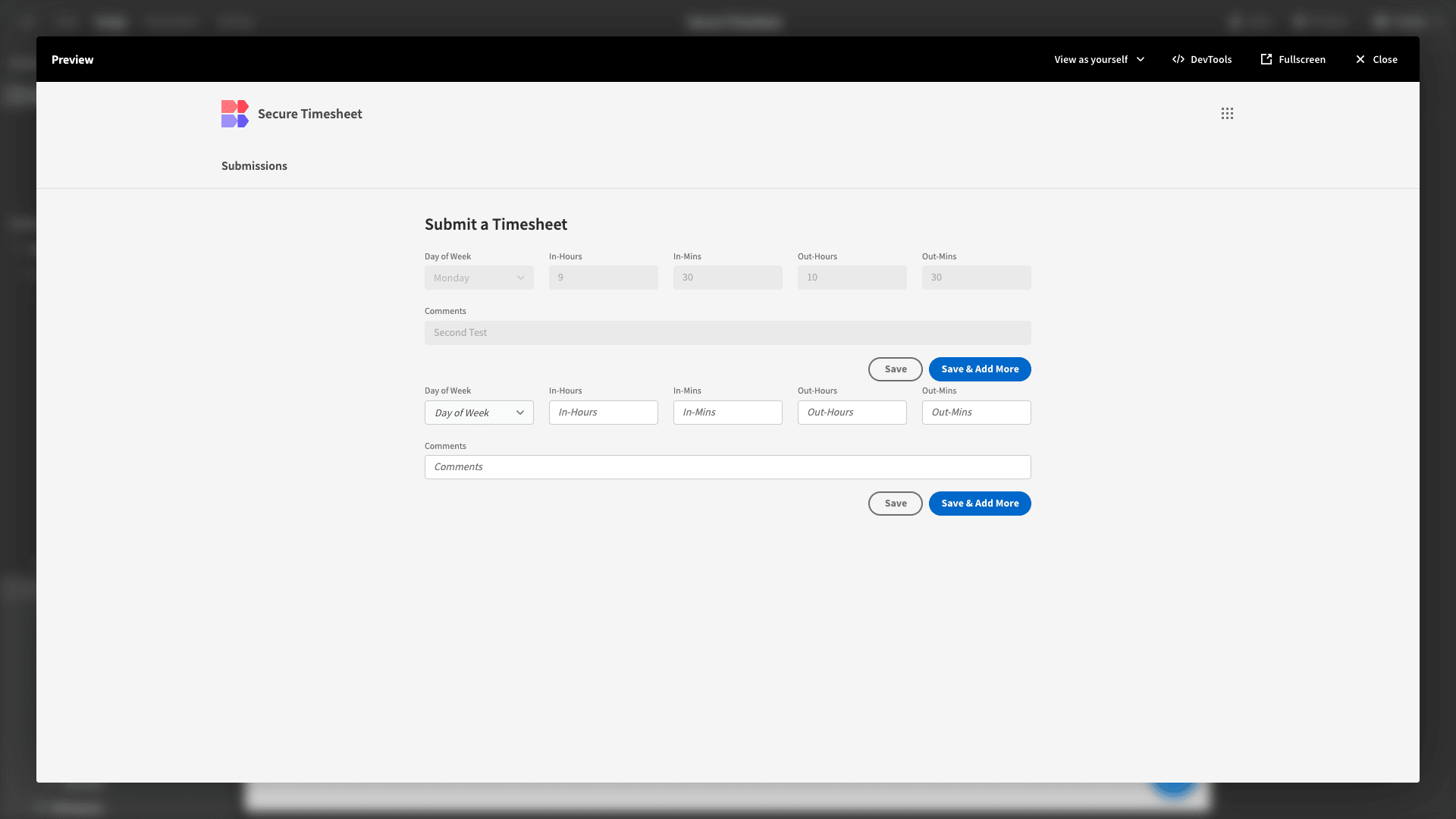 Secure Timesheet Secure Timesheet
