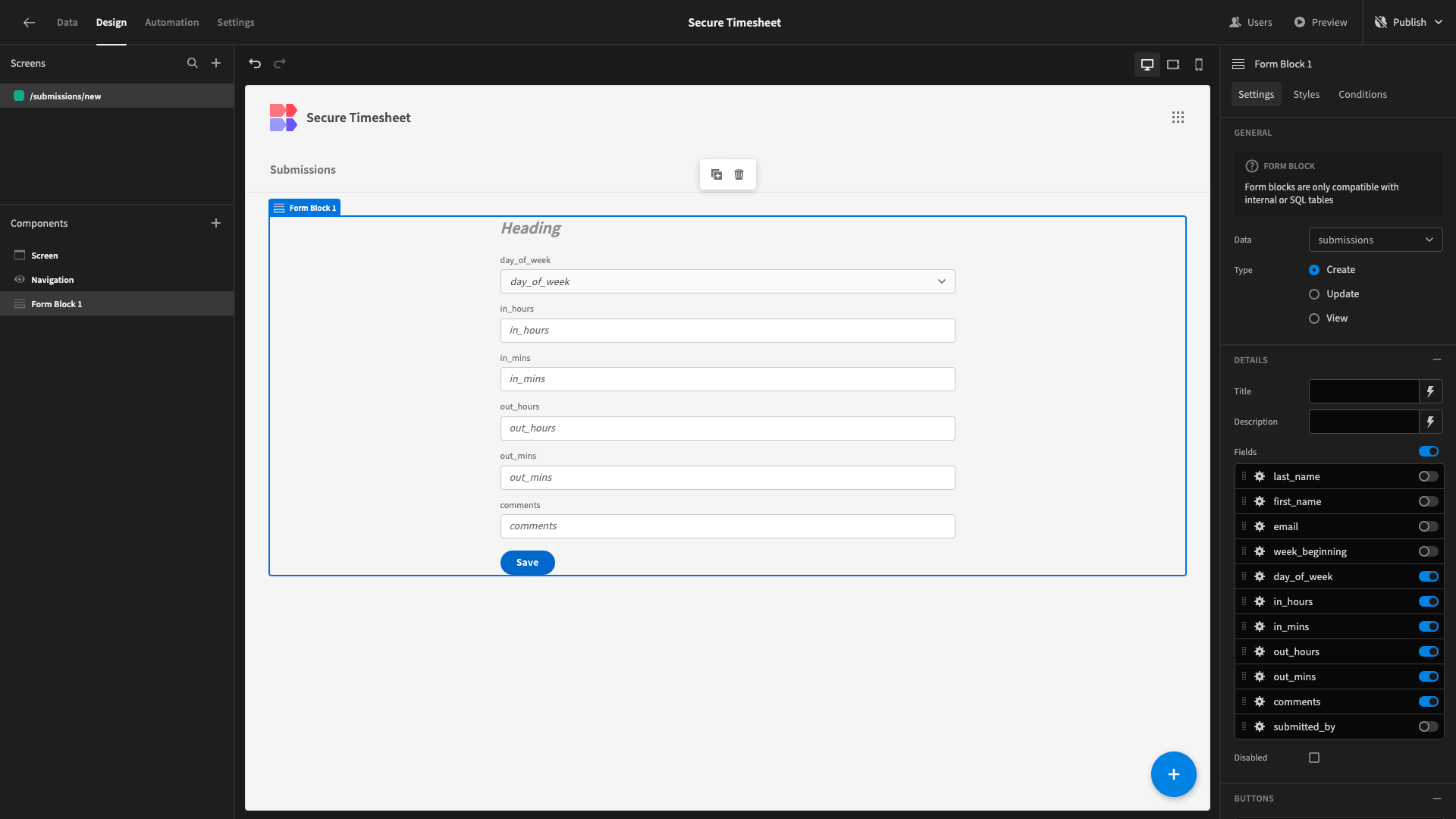 Secure Timesheet Secure Timesheet