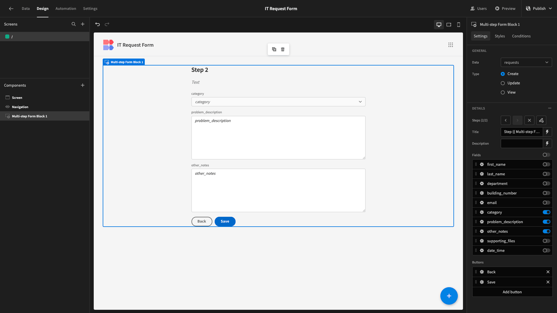IT Request Form IT Request Form