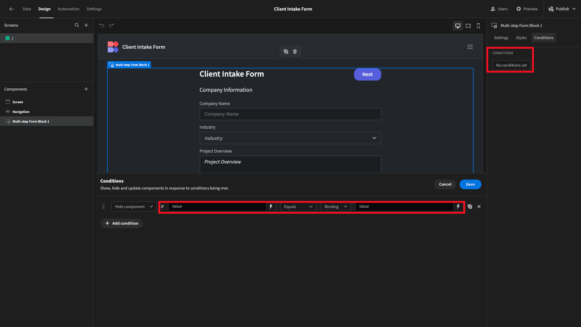 Conditional Logic Forms Conditional Logic Forms
