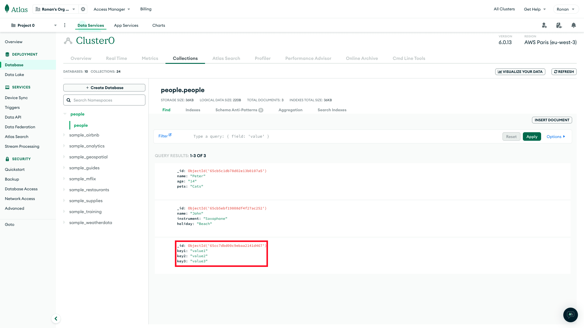 JSON Object JSON Object