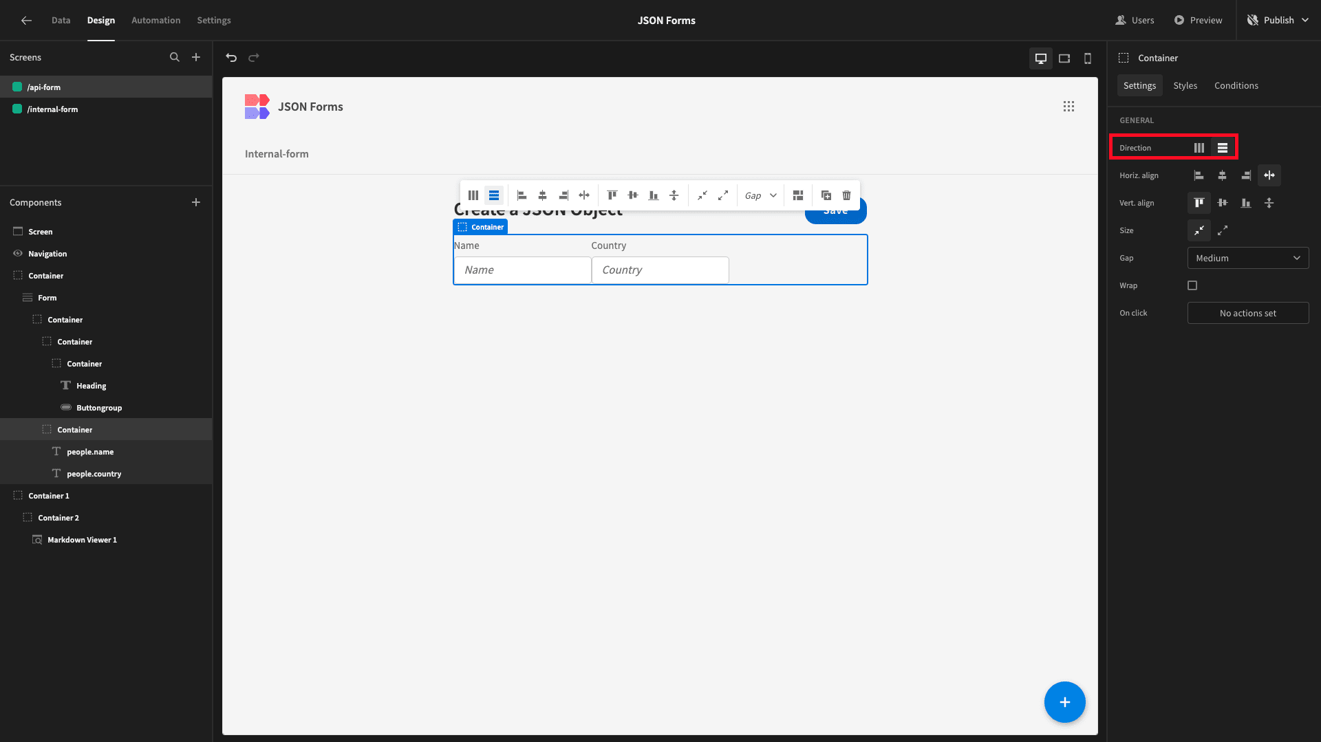 Custom Schema JSON Form Custom Schema JSON Form