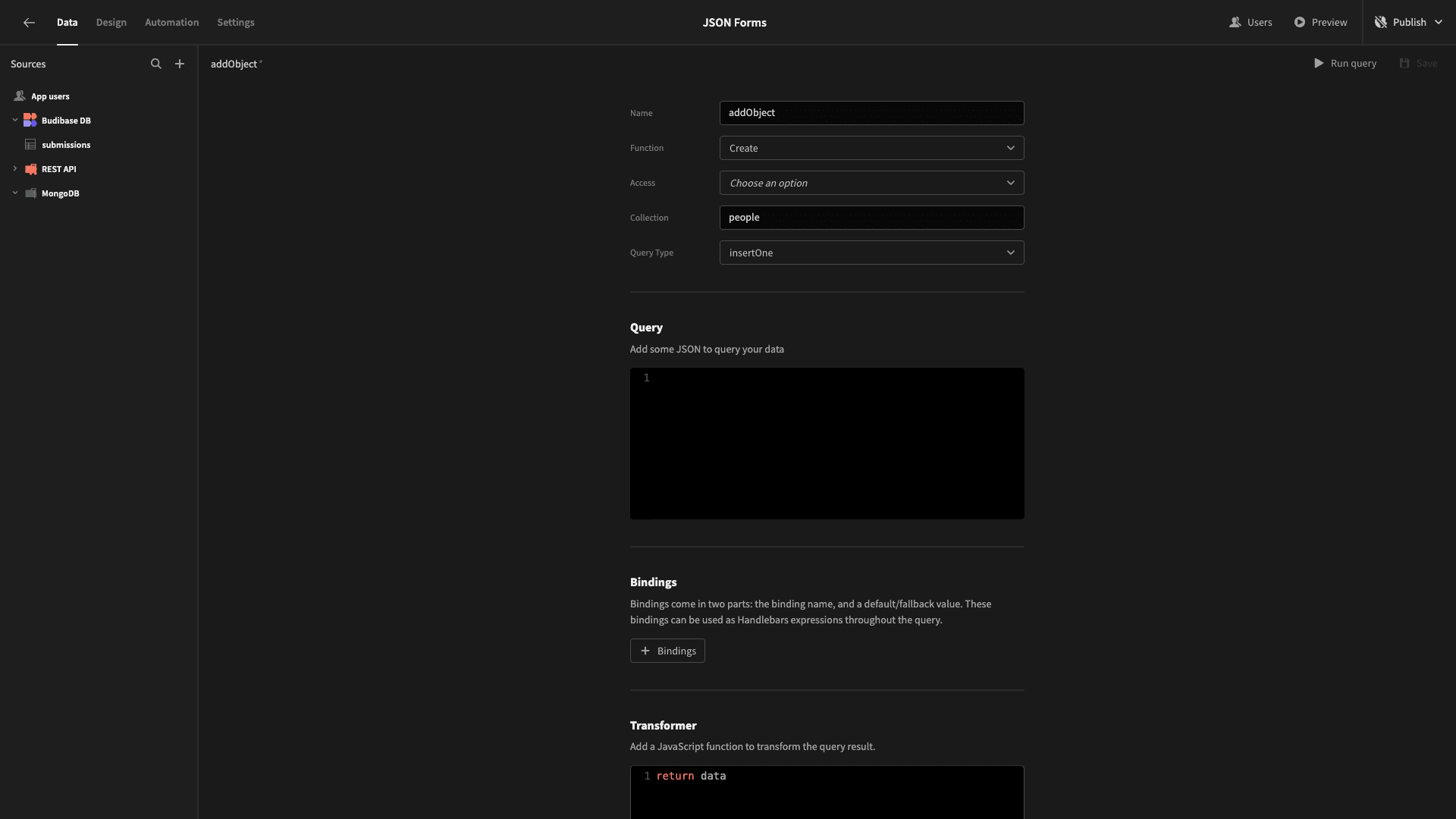 Form Data to JSON Form Data to JSON