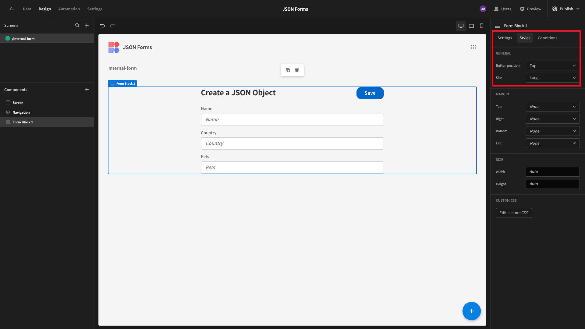 Form Data to JSON Form Data to JSON