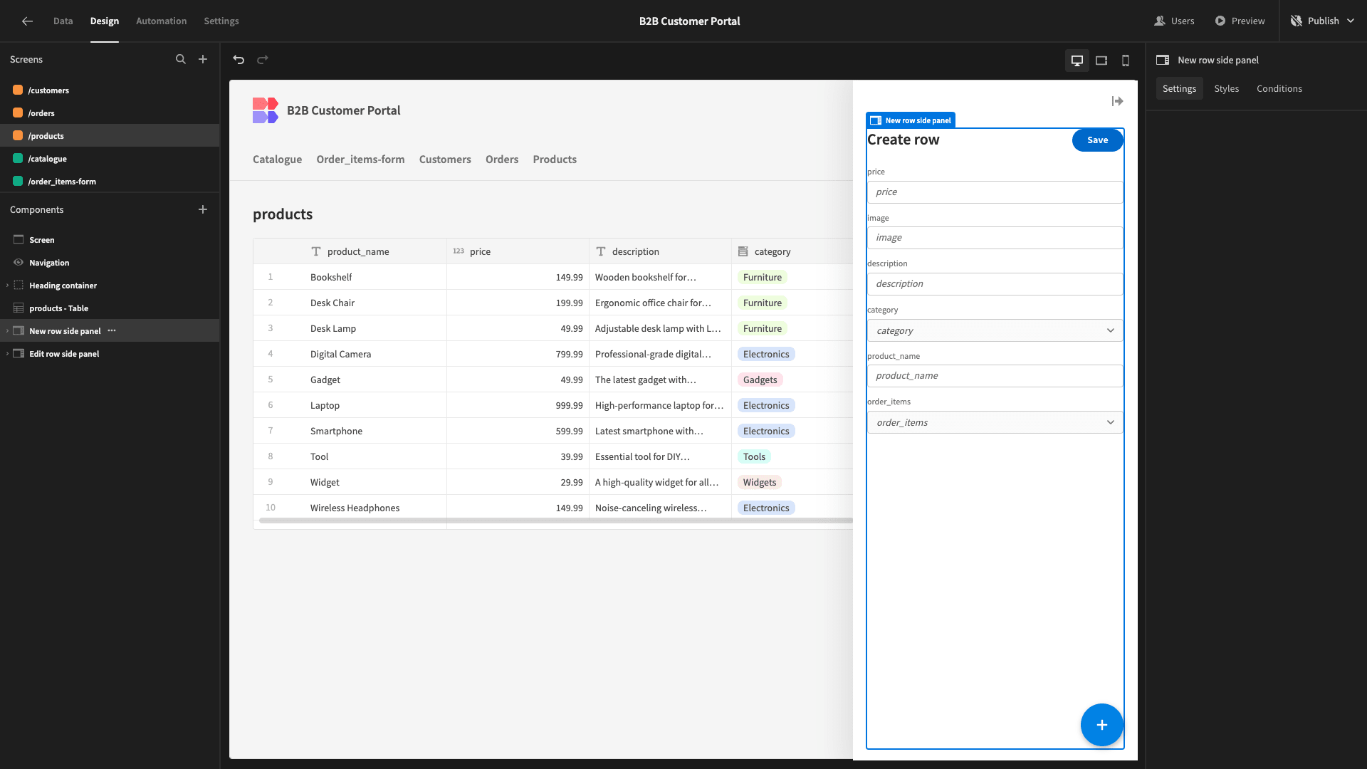B2B Customer Portal B2B Customer Portal