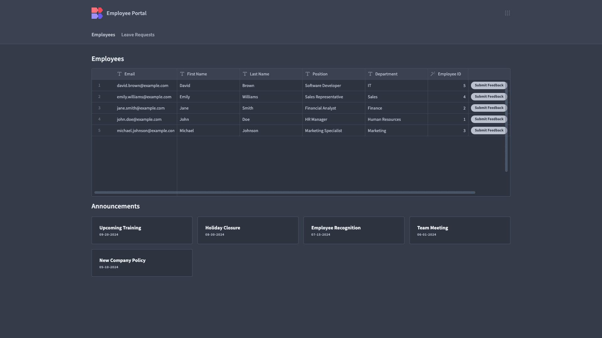 Employee Portal