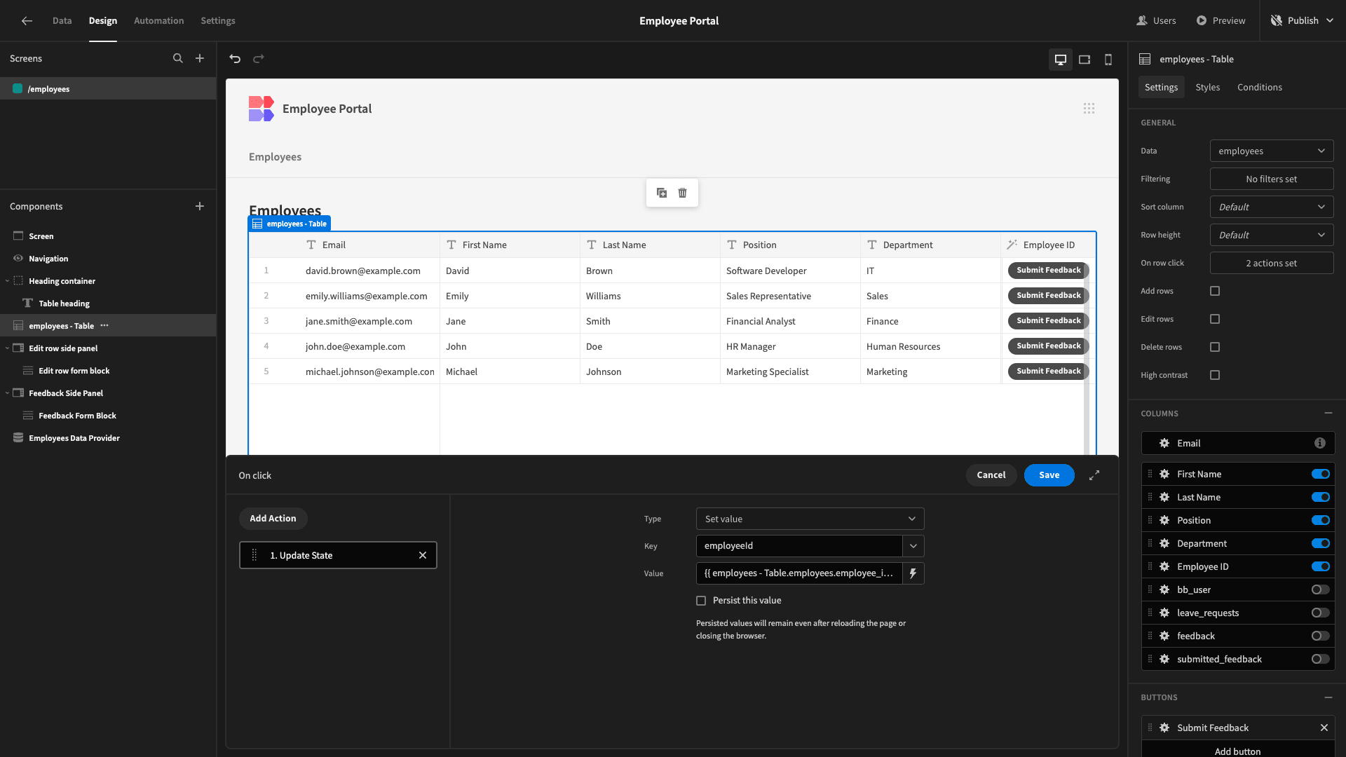 Employee Portal