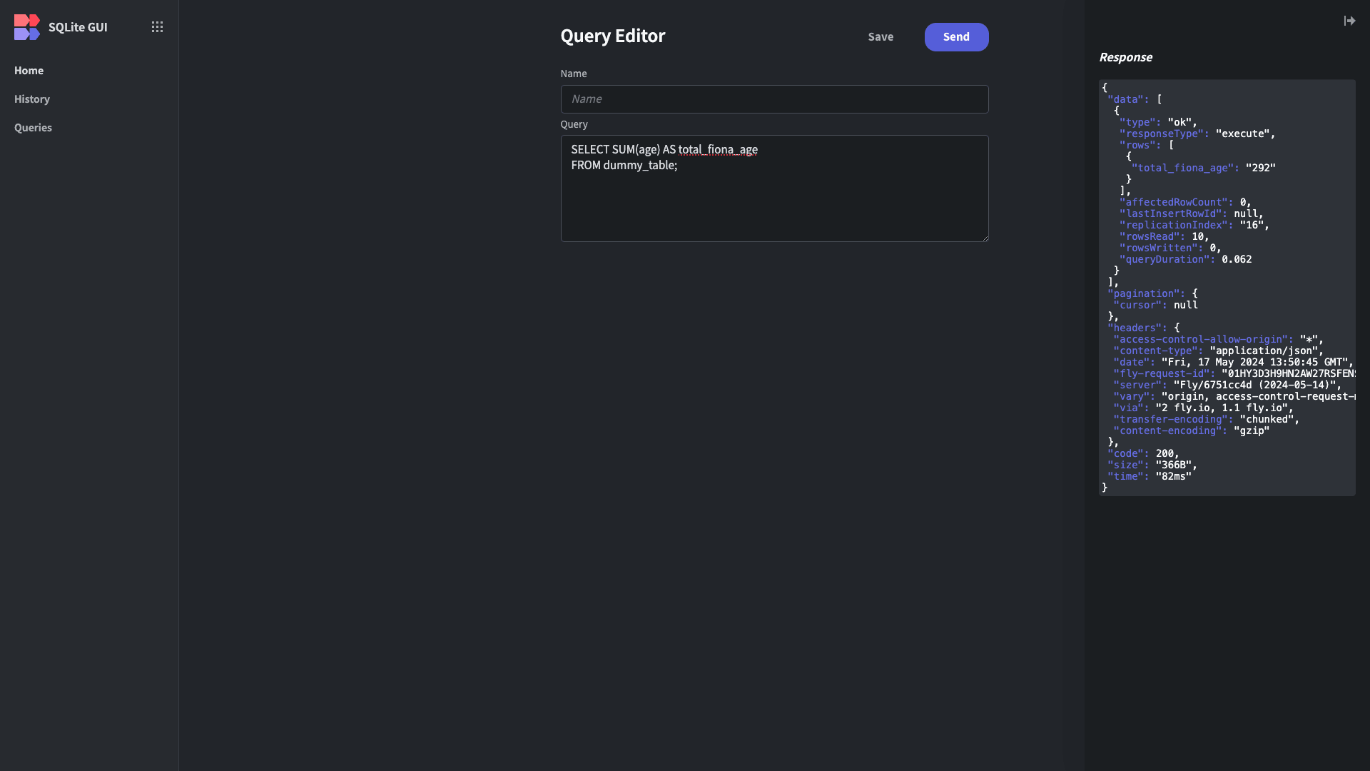 SQLite GUI