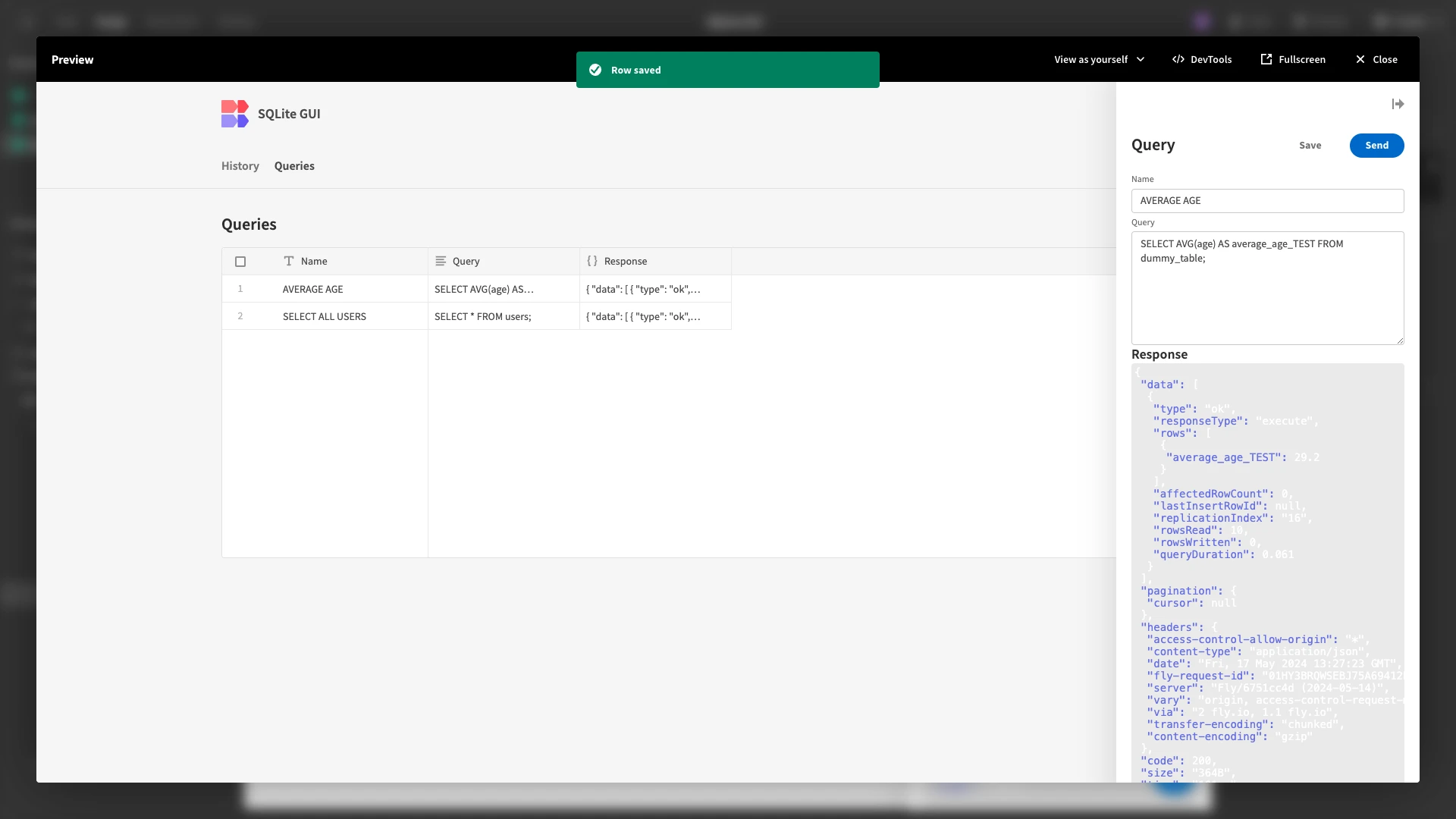 SQLite GUI