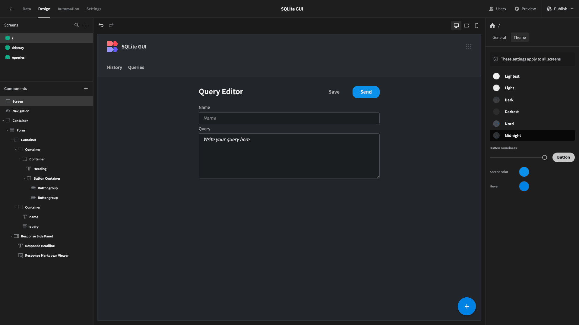 Query Editor