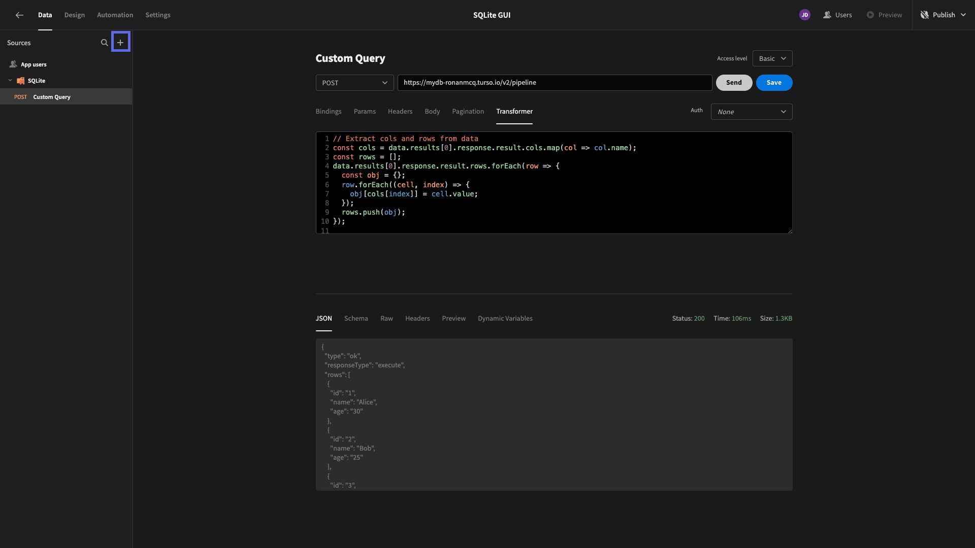 Add Data Source