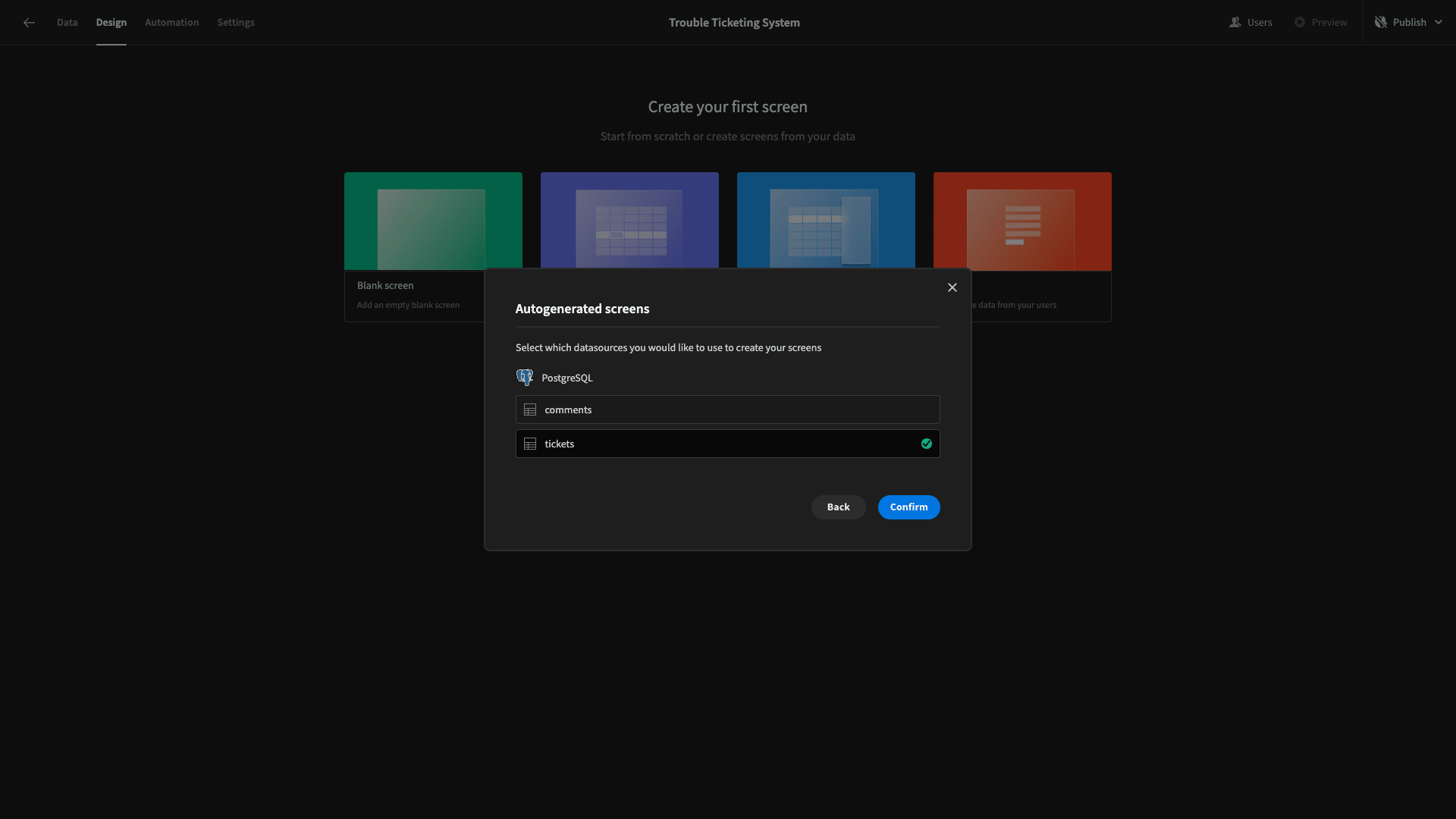 Table UI Table UI