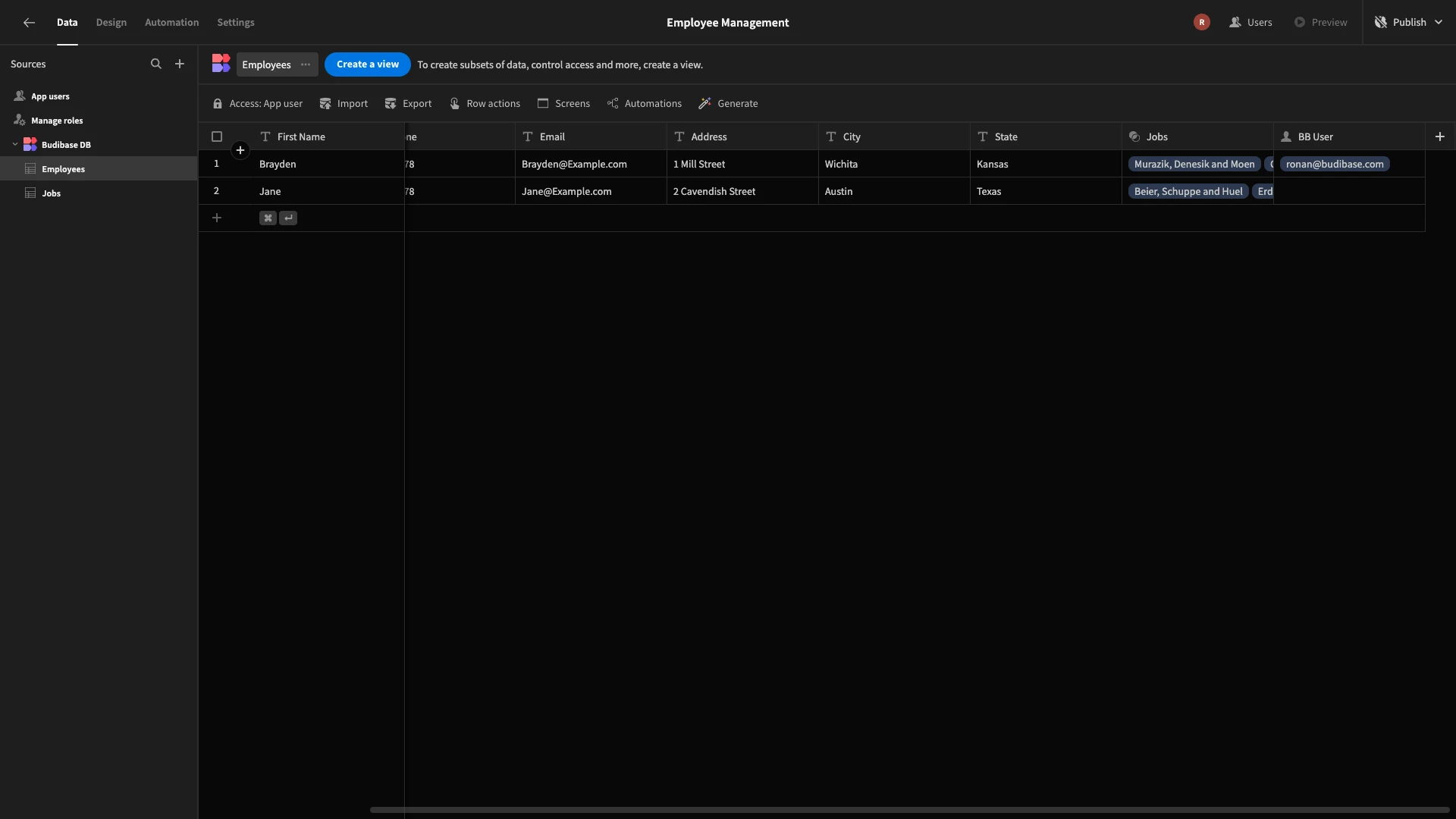 Database Database