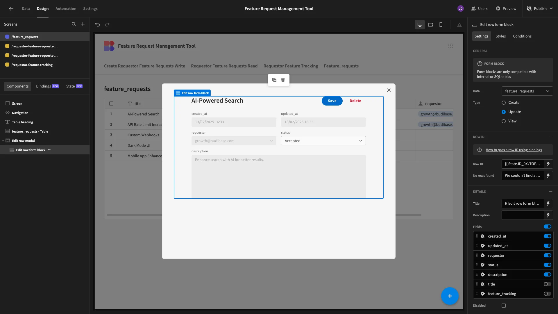 Feature Request Management Tool Feature Request Management Tool