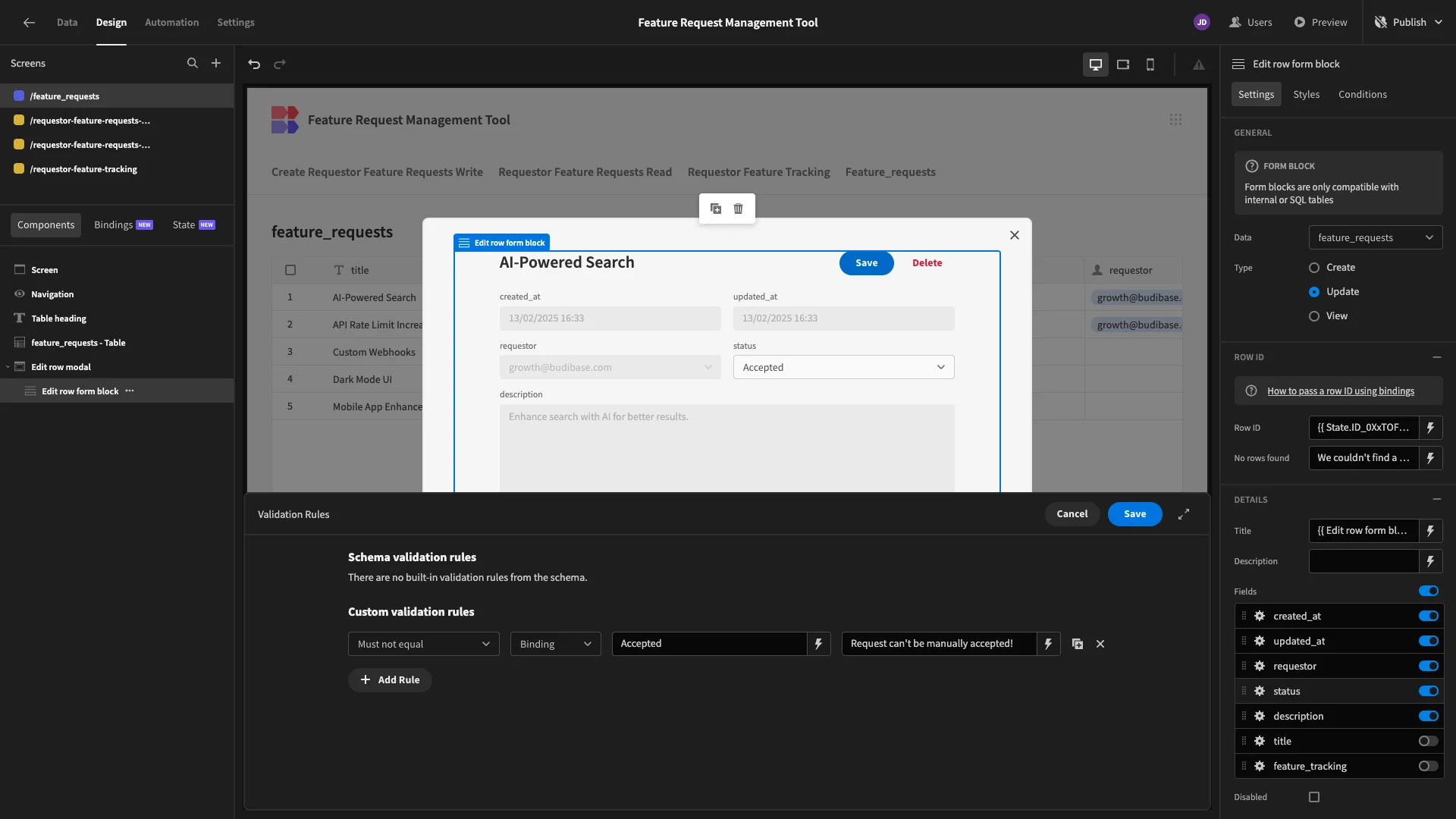 Validation Rule Validation Rule