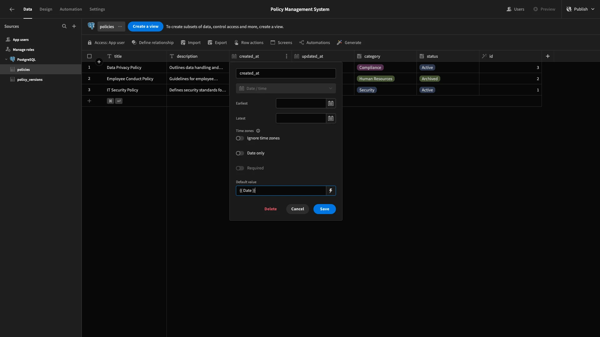 Date Date