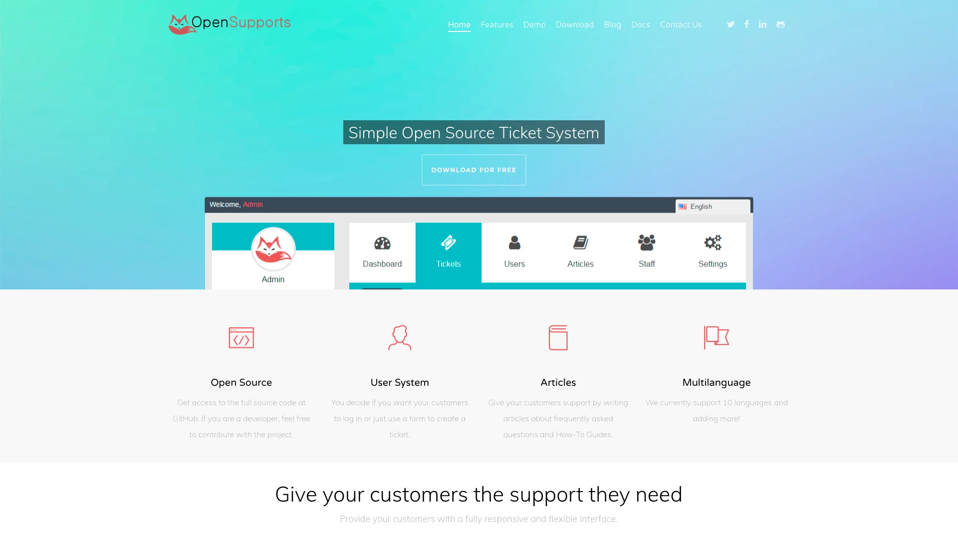 OpenSupports