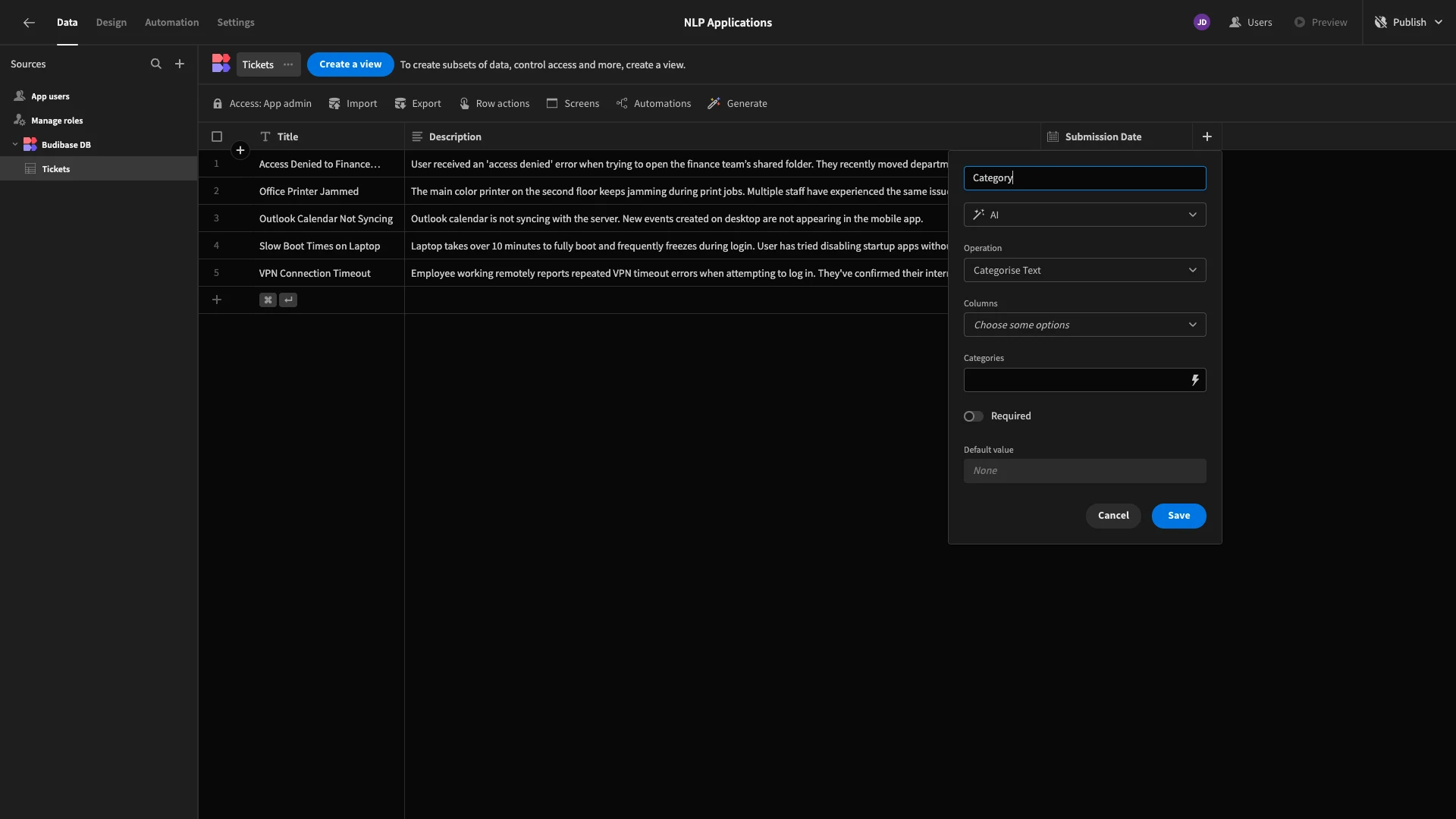 AI Column