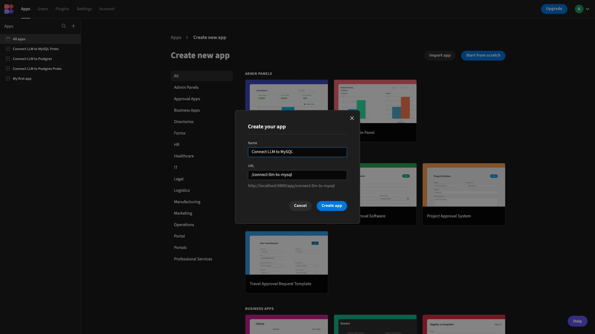 Connect AI Model to MySQL