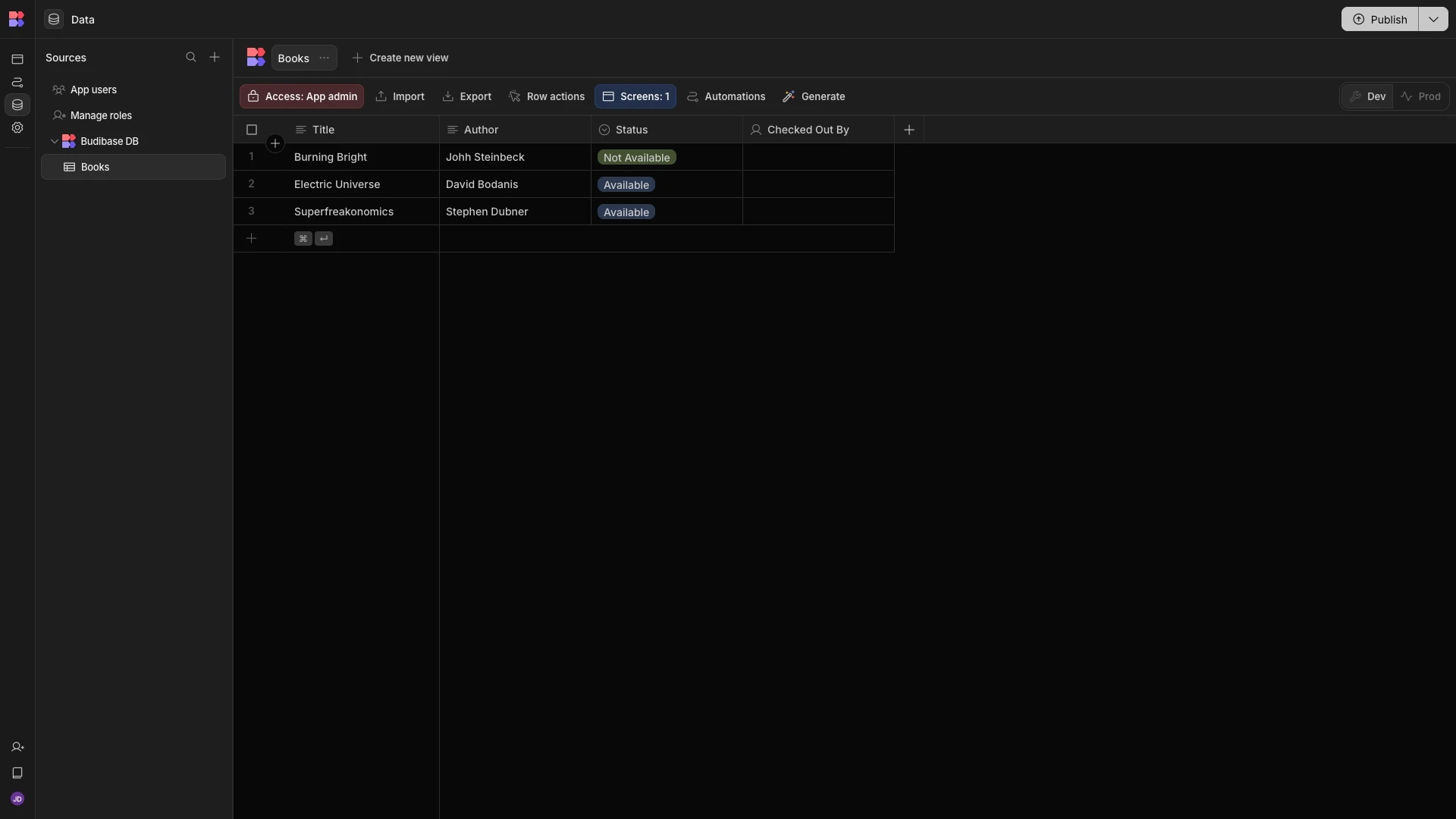Database Database
