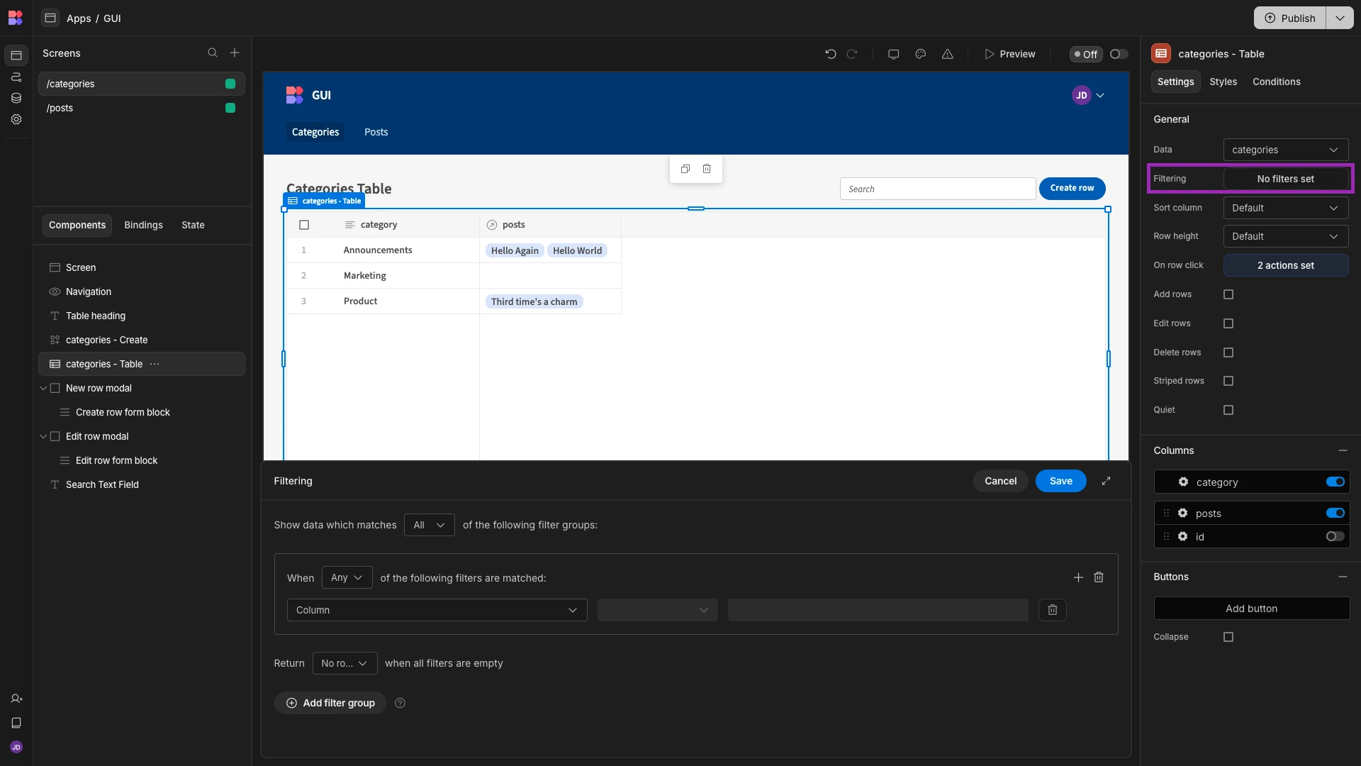 MySQL GUI MySQL GUI
