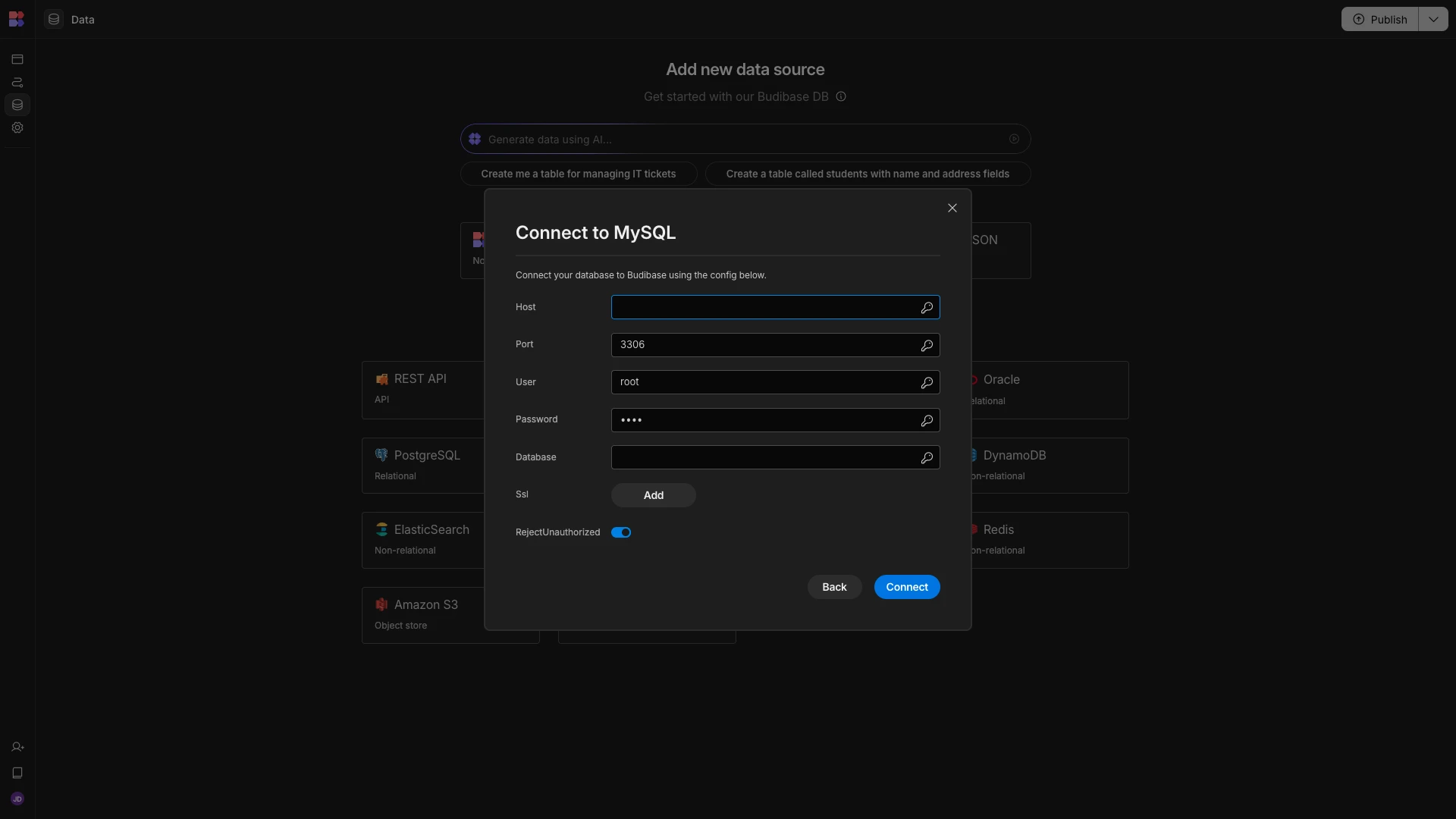 MySQL GUI MySQL GUI