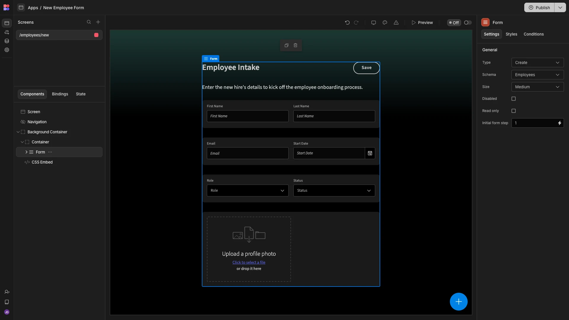 Operly AI Form Builder Operly AI Form Builder