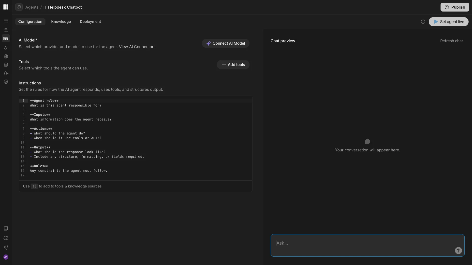 IT Helpdesk Chatbot IT Helpdesk Chatbot