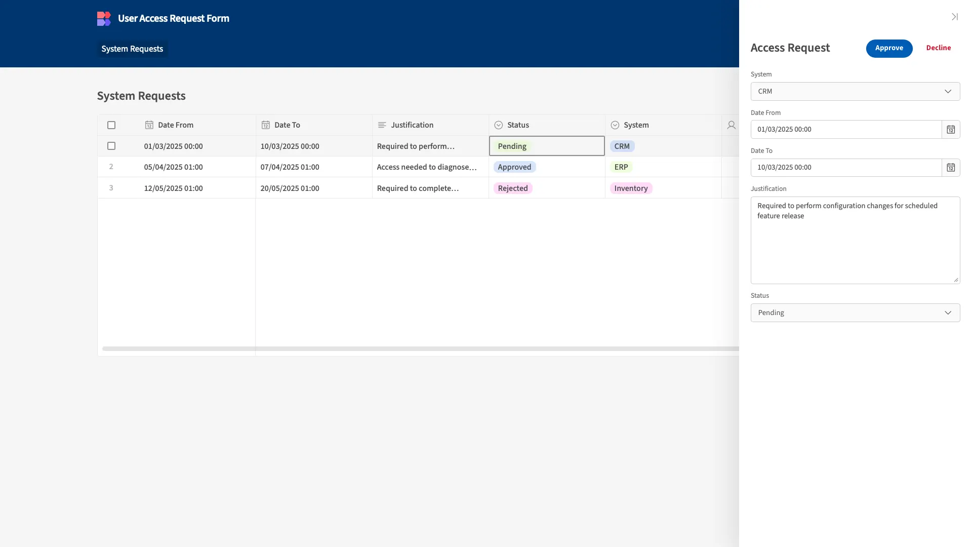 Approval Workflow App Approval Workflow App